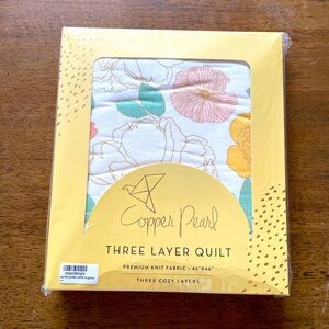 NEW COPPER PEARL BLANKET Rose Flowers